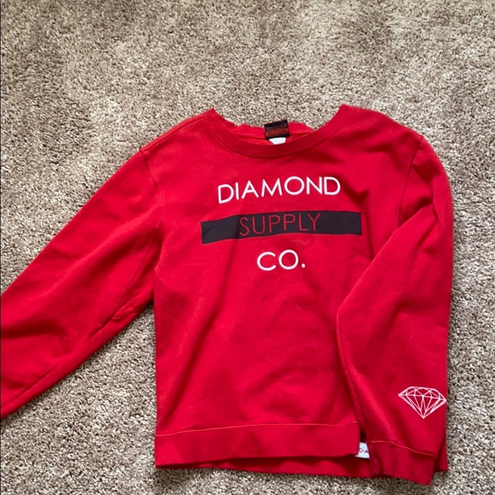 Large diamond sweater